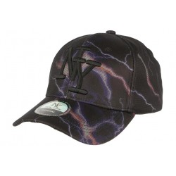 Casquette baseball noire éclairs violet Stormy ANCIENNES COLLECTIONS divers