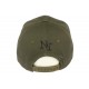 Casquette NY verte visière cuir marron Major ANCIENNES COLLECTIONS divers