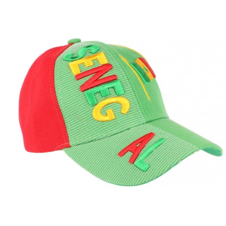 Casquette Senegal verte jaune rouge de Foot ANCIENNES COLLECTIONS divers