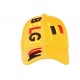 Casquette Belgique jaune noire rouge drapeau Belge ANCIENNES COLLECTIONS divers