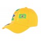 Casquette Bresil jaune verte et bleu drapeau Bresilien CASQUETTES PAYS