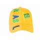 Casquette Bresil jaune verte et bleu drapeau Bresilien CASQUETTES PAYS