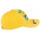 Casquette Bresil jaune verte et bleu drapeau Bresilien CASQUETTES PAYS