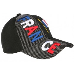 Casquette France noire drapeau bleu blanc rouge ANCIENNES COLLECTIONS divers