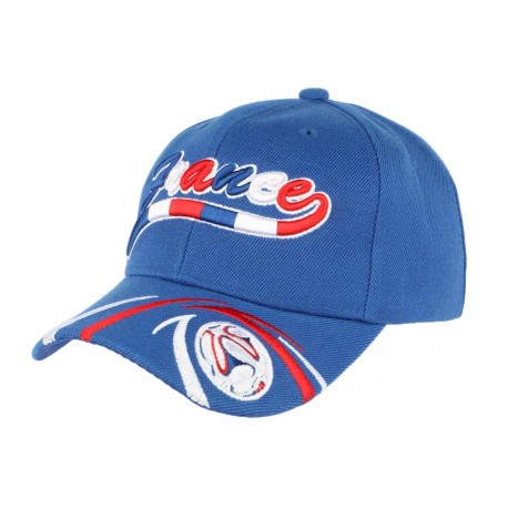 Casquette France Foot bleu blanc rouge tricolore CASQUETTES PAYS