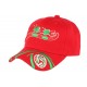 Casquette Maroc Football rouge et vert CASQUETTES PAYS