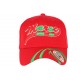 Casquette Maroc Football rouge et vert CASQUETTES PAYS