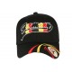 Casquette Allemagne Football noire rouge et jaune CASQUETTES PAYS