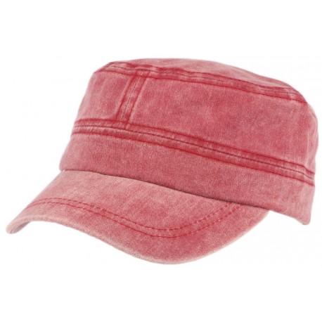 Casquette militaire Rouge en coton Gibbs CASQUETTES Léon montane