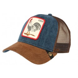 Casquette Goorin Cock bleu marron Big Strut ANCIENNES COLLECTIONS divers