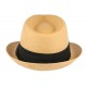 Petit chapeau paille naturelle beige fait main Lordman ANCIENNES COLLECTIONS divers