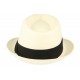 Petit chapeau paille blanc casse fait main Lordman ANCIENNES COLLECTIONS divers