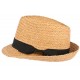 Petit chapeau paille marron clair raphia Valman ANCIENNES COLLECTIONS divers