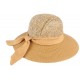 Chapeau paille femme beige et blanc Elysie ANCIENNES COLLECTIONS divers