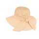 Chapeau paille femme rose et beige Elysie ANCIENNES COLLECTIONS divers