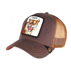 Casquette Goorin Tiger marron et bleue ANCIENNES COLLECTIONS divers