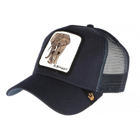 Casquette Goorin Elephant bleu marine ANCIENNES COLLECTIONS divers