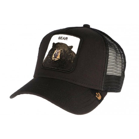 Casquette Goorin Bear Noire tête d'ours ANCIENNES COLLECTIONS divers