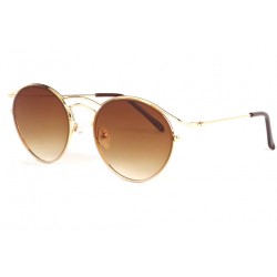 Lunettes soleil rondes dorées et marron Mully ANCIENNES COLLECTIONS divers