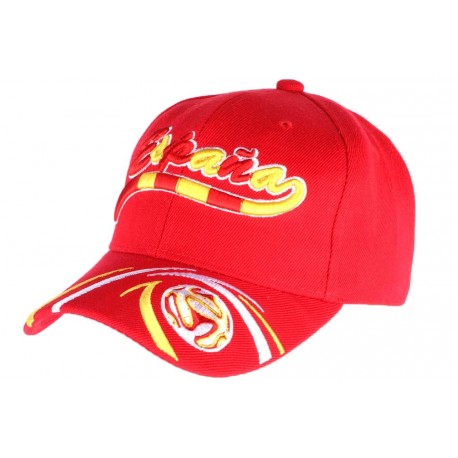 Casquette Portugal Football rouge jaune vert CASQUETTES PAYS