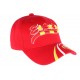 Casquette Portugal Football rouge jaune vert CASQUETTES PAYS