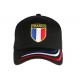 Casquette France noire blason drapeau bleu blanc rouge ANCIENNES COLLECTIONS divers