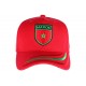 Casquette Maroc drapeau blason rouge et vert ANCIENNES COLLECTIONS divers