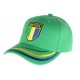 Casquette Bresil verte blason verte jaune et bleu CASQUETTES PAYS