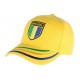 Casquette Bresil jaune blason verte jaune et bleu CASQUETTES PAYS