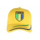 Casquette Bresil jaune blason verte jaune et bleu CASQUETTES PAYS