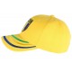 Casquette Bresil jaune blason verte jaune et bleu CASQUETTES PAYS