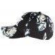 Casquette NY noire fleurs grises Barceau ANCIENNES COLLECTIONS divers