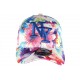 Casquette NY Bleu et Violet Florale Bali ANCIENNES COLLECTIONS divers