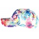 Casquette NY Bleu et Violet Florale Bali ANCIENNES COLLECTIONS divers