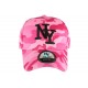 Casquette NY enfant militaire rose fashion Chief 7 à 12 ans ANCIENNES COLLECTIONS divers