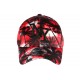 casquette baseball enfant noire et rouge Tropical 7 à 12 ans Casquette Enfant Hip Hop Honour