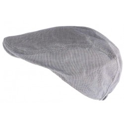 Casquette plate ete carreaux gris blanc Klint ANCIENNES COLLECTIONS divers