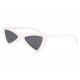 Lunettes de soleil triangulaires blanches Tryade LUNETTES SOLEIL Eye Wear