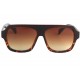 Grosses lunettes soleil marron fashion Kam LUNETTES SOLEIL Eye Wear