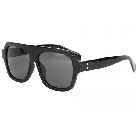Grosses lunettes soleil noires fashion Kam LUNETTES SOLEIL Eye Wear