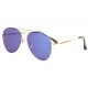 Lunettes soleil aviateur miroir bleu dorée Flying LUNETTES SOLEIL Eye Wear