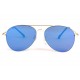 Lunettes soleil aviateur miroir bleu dorée Flying LUNETTES SOLEIL Eye Wear