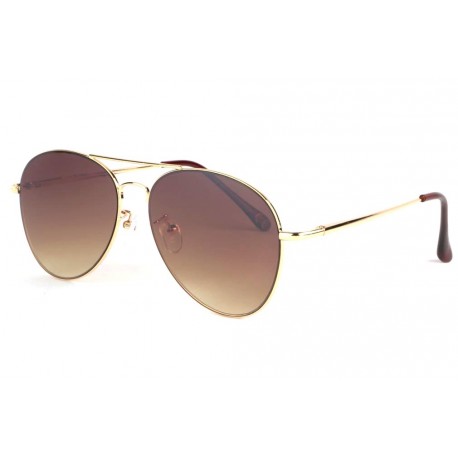 Lunettes soleil aviateur marron doré Flying LUNETTES SOLEIL Eye Wear