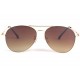 Lunettes soleil aviateur marron doré Flying LUNETTES SOLEIL Eye Wear