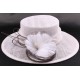 Chapeau mariée Ipanama en sisal blanchi ANCIENNES COLLECTIONS divers