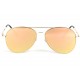 Lunettes soleil aviateur miroir rose Flying LUNETTES SOLEIL Eye Wear