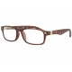 Lunettes loupe marron rectangle tendance Cortes Lunettes Loupes New Time