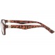 Lunettes loupe marron rectangle tendance Cortes Lunettes Loupes New Time