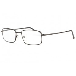 Lunettes lecture rectangles noires métal Crimee Lunettes Loupes New Time