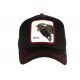 Casquette Goorin Bull noire et rouge avec Taureau ANCIENNES COLLECTIONS divers